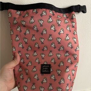 Petunia Pickle Bottom Pink and White Interior Bag